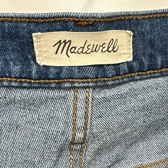 Madewell Plus Size Classic Dark Blue High-Rise Balloon Jeans Size 16 / 33 - Picture 7 of 7